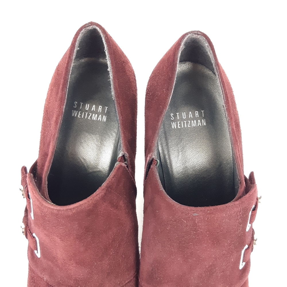 STUART WEITZMAN PLATFORM ANKLE BOOTIES - Picture 13 of 16